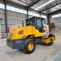 Rouleau compresseur vibrant mini de 6 tonnes, neuf, livraison gratuite, directement de l'usine, pour projets d'ingénierie