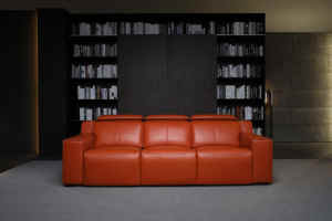 مقاعد أريكة سينما فاخرة مخصصة متعددة الوظائف ، مقاعد مسرح منزلي مستلق بقوة للفنادق مع مسند رأس كهربائي وترفيه - Product Image 5