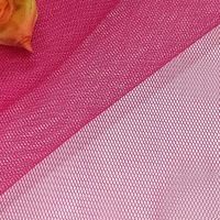 Tissu en maille tricotée respirant et doux 100 % polyester imprimé 40D, couleurs personnalisées, OEM, pour robes de mariée, masques, moustiquaires