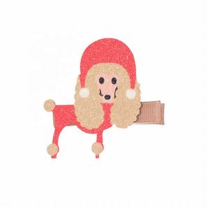 Ensemble de pinces à cheveux pour enfants, filles, animaux mignons, chien, dessin animé, paillettes, épingles à cheveux, accessoires de fête - Product Image 2