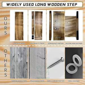 Taburete de Madera Antideslizante y Duradero para Personas Mayores, Multifuncional, para Camas Altas, Dormitorios, Cocinas y Salas de Estar - Product Image 4