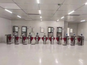 Cửa quay bằng thép không gỉ chisung với rào cản cổng cảm biến cho hệ thống kiểm soát truy cập - Product Image 5