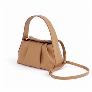 Bolsos de Mano de Cuero Genuino de Diseño Francés, Bolso de Cuero Marrón y Negro de Moda, Bolsos de Hombro de Lujo Portátiles para Mujer - Product Image 5
