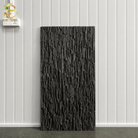 Pierre pour la décoration murale extérieure et intérieure, pierre artificielle 3D en PU, faux placage de pierre en PU, revêtement mural en pierre