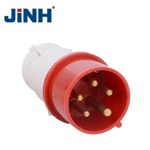 JINH fábrica directamente 16A 32A 5Pin 3P + N + <span class=keywords><strong>E</strong></span> <span class=keywords><strong>enchufe</strong></span> eléctrico industrial al aire libre - Product Image 3