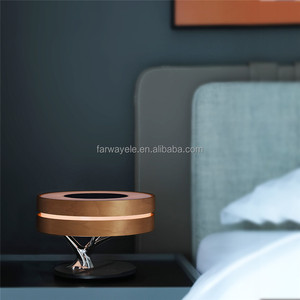 Lampu meja pengisi daya nirkabel desain baru, dengan jam Alarm, lampu Speaker TWS, peredupan lampu meja samping tempat tidur dengan pengisi daya nirkabel - Product Image 6