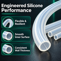 Fabricant de tubes en silicone transparents sur mesure, flexibles et extrudés, avec taille, couleur et longueur personnalisées