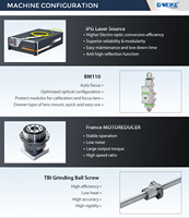 Machine de découpe laser à fibre à commande Cypcut 3 axes, entièrement couverte, haute précision, refroidissement automatique par eau, pour tôles métalliques DWG/DXF, modèle LF1313