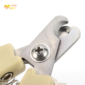 작은 동물을 위한 맞춤형 로고 친환경 스테인리스 스틸 및 플라스틱 발톱 네일 커터 애완 동물 미용 가위 - Product Image 5