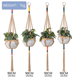 <span class=keywords><strong>Macramé</strong></span> plante <span class=keywords><strong>pot</strong></span> tenture murale décor artisanat décor à la maison <span class=keywords><strong>macramé</strong></span> plante cintres boho jardin décor - Product Image 3