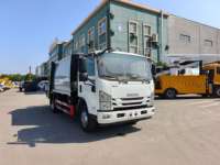 Camion à ordures compacteur Isuzu 4X2 à prix d'usine, véhicule de compactage des déchets, véhicule de collecte des ordures pour l'assainissement municipal