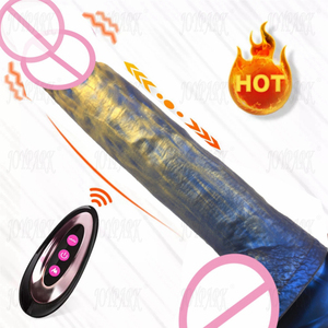 Vibrador Telescópico con Control Remoto, Rotación y Calentamiento, de Silicona Líquida Realista y Suave, <span class=keywords><strong>8</strong></span> Pulgadas, IPx6, JoyPark - Product Image 1