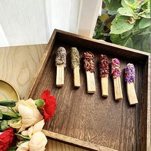 Varitas de <span class=keywords><strong>Palo</strong></span> <span class=keywords><strong>Santo</strong></span> (9 Tipos) Hechas a Mano, 8-14g, MOQ Bajo, Logotipo Personalizado, Madera Tallada para Yoga, Boutique, Meditación, Regalo de Perú - Product Image 6