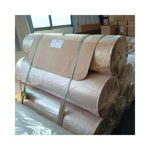 Rolo de cobertor de fibra de vidro para soldagem, tecido de fibra de vidro HT800 de tecido acetinado de 0.8 mm cor dourada