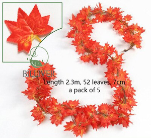 Bán Buôn Ngoài Trời Màu Xanh Lá Cây Bạch Đàn Lá Cọ Nhân Tạo Nho Lá Hàng Rào Cho Đám Cưới Trang Trí Nội Thất Tường Trần Treo Nhà Máy - Product Image 5