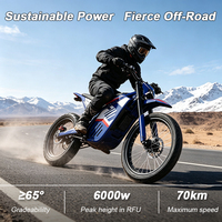 CE Approved Eco-friendly 72V Lithium Battery Electric Off-road Motorcycle for Sustainable Outdoor Adventure Green Energy Sport