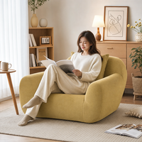 Canapé convertible moderne en tissu, mousse à mémoire de forme, compressé, pour salon et appartement, en velours, vente en gros