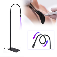 Lampe UV LED pour extensions de cils, séchage rapide, portable, outils et accessoires pour extensions de cils, lampe UV et pédale