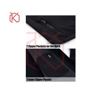 Vestes en molleton de coquille souple de grande taille pour hommes de vente chaude style imperméable respirant pour logo personnalisable d'hiver - Product Image 6