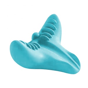 Oreiller de traction cervicale pour soulager la douleur au cou et aux épaules, appareil de relaxation musculaire et de soulagement de la douleur TMJ, noir - Product Image 6