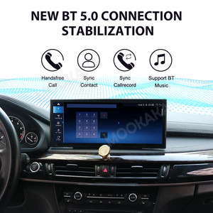 Mookaka Đài Phát Thanh Xe Hơi Cho BMW X5/X6 Loạt 2014 2017 Đa Phương Tiện <span class=keywords><strong>DVD</strong></span> Player GPS Navigation CD Stereo Đầu Đơn Vị Băng Ghi Âm - Product Image 4