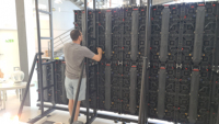 Écran LED géant pour scène intérieure/extérieure 500x500mm, mur vidéo LED P2.6 P2.9 P3.91 P4.81, affichage LED à raccordement sans soudure pour location