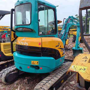 Used Original Kubota Kx135 Mini Hydraulic Track Excavator Used Mini Excavator 3 Tons Kubota Kx135 for Sale - Product Image 1