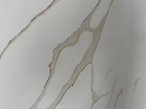 Usine de quartz du Vietnam, grande dalle moderne 126x63, quartz Calacatta Gold jumbo, plan de toilette, plateau de table, vente en gros - Product Image 4