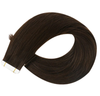 Extensions de cheveux à bandes adhésives, vente directe usine, 26-28 pouces, lisses ou ondulées, extensions de cheveux humains à bandes adhésives
