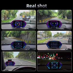 6-inch lớn LCD Auto Meter HUD P3 dual-gps + OBD HEAD-up hiển thị với OBD2 Scanner đa chức năng đồng hồ tốc độ - Product Image 6
