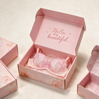Boîte d'expédition pliable en carton ondulé écologique en matériaux recyclés avec logo personnalisé pour les petites entreprises et la vente au détail