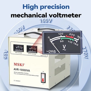Estabilizador de voltaje electrónico monofásico <span class=keywords><strong>AVR</strong></span> 10kVA, tipo servomotor, entrada de 160V - 260V - Product Image 5