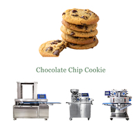 Machine à encruster entièrement automatique Longyu, en acier inoxydable 304 de qualité alimentaire, pour biscuits fourrés, chocolat moelleux, machine à former de grands biscuits