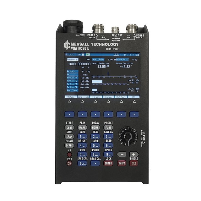 VISION KC901J Vector Network Analyzer 2GHz Handheld Aluminum Antenna Line Spectrum Signal Source Field Strength Measurement
