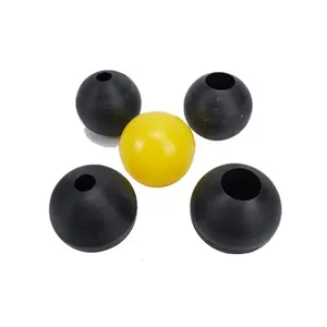 odorless no smell high quality inject molded vulcanized rubber hard solid bouncing reaction ball for training pet dog toy ball