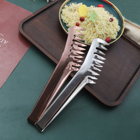 Peigne de buffet direct des fabricants en acier inoxydable multi-fonction pâtes pâtes avec pince à salade