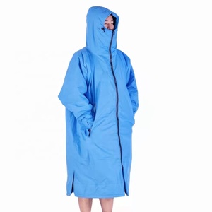 Toptan özel yüksek kalite su geçirmez değişim Robe rüzgarlık spor yüzmek ceket havlu panço - Product Image 1