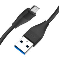 Cable USB de PVC para Sincronización y Transferencia de Datos con Carga Rápida 3A, Cable de Cobre Puro Tipo-C a USB-A, Micro USB, Android C a C, PD 60W
