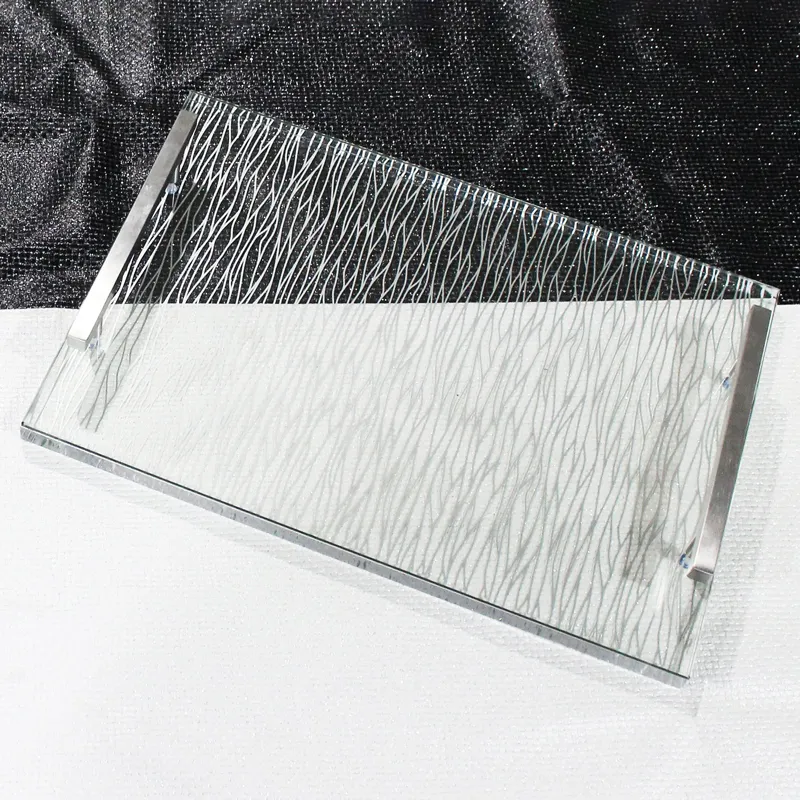 Tabla clásica Lucite Challah, tabla de cortar transparente, tablas de cortar de vidrio antideslizantes para cocina y mesa de Shabat
