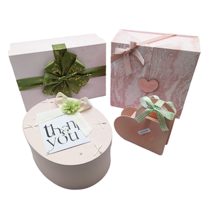 Boîte-cadeau de luxe avec nœud en polyester imprimé personnalisé et <span class=keywords><strong>chouchou</strong></span> avec ruban pour Noël, emballage de maquillage et de coffret cadeau - Product Image 4