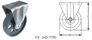 Heavy Duty Pressed Steel Castors Industrial Swivel <b>Caster</b> <b>Wheel</b> High Load Capacity Castors <b>Wheel</b> For Sale - Product Image 2