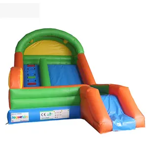 Factory cheap party rental business inflatable double slide Inflatable Jumping dry Slide bouncing inflatable big and small slide