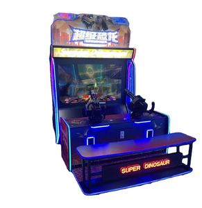 เครื่องเกมอาร์เคดยิงปืนในร่ม Artbel Super Dinosaur สำหรับ 2 ผู้เล่น ตู้เกมวิดีโอแบบหยอดเหรียญ สนุกสนาน โครงสร้างโลหะ รับประกัน 1 ปี - Product Image 5