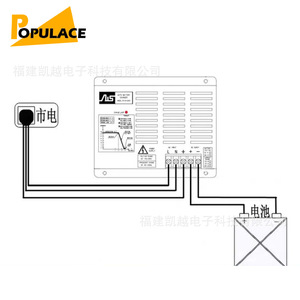 Cargador Inteligente Flotante Populace de 24W 12V 2A para Generador Diésel de Uso Industrial - Product Image 2