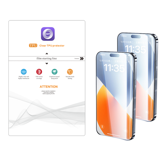 Teneth Factory Anti-scratch Explosion Hydrogel Screen HD Protector Mobile Phones Tablets Laptop iphone Film