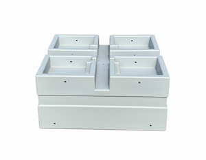 LOC-O Original LLDPE+EPS Foam Typed Modular Floating <strong>Dock</strong> Floating <strong>Piling</strong> Solutions Water Floating House Base for Marina Sea - Product Image 2