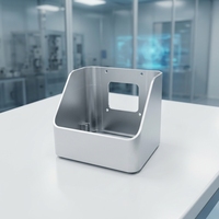 Boîtier d'équipement en aluminium usiné CNC OEM, coque d'instrument personnalisée pour pièces d'assemblage électronique médical et de laboratoire