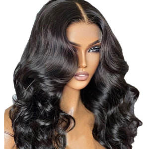 Perruque Brésilienne Remy Transparente Personnalisable, Cheveux Humains Vierges 100% Naturels, Frontale 13x4, Nœuds Petits, Sans Colle, Pas Cher - Product Image 1