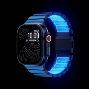 Bracelets de montre intelligents magnétiques en titane imperméables élégants Win-Win, accessoires compatibles avec <span class=keywords><strong>Apple</strong></span> <span class=keywords><strong>Watch</strong></span> Series <span class=keywords><strong>7</strong></span> 45 mm - Product Image 5