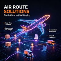 Agent d'expédition rapide et fiable, transitaire aérien DDP le moins cher, livraison porte-à-porte pour les vendeurs Amazon FBA aux États-Unis